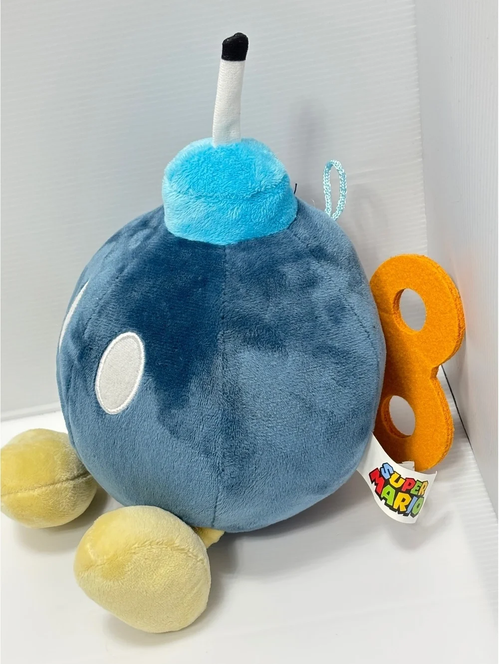 Super Mario Bob-omb Plush Toy with Wind Up Key on Back-Soft Plush Toy Figure GUC